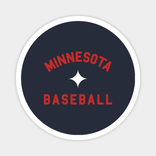 Minnesota Baseball Star II Magnet